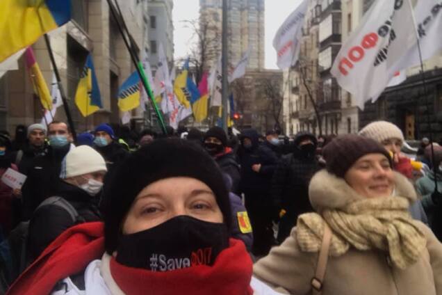 Предприниматели провели под Радой массовый митинг и пригрозили новыми протестами