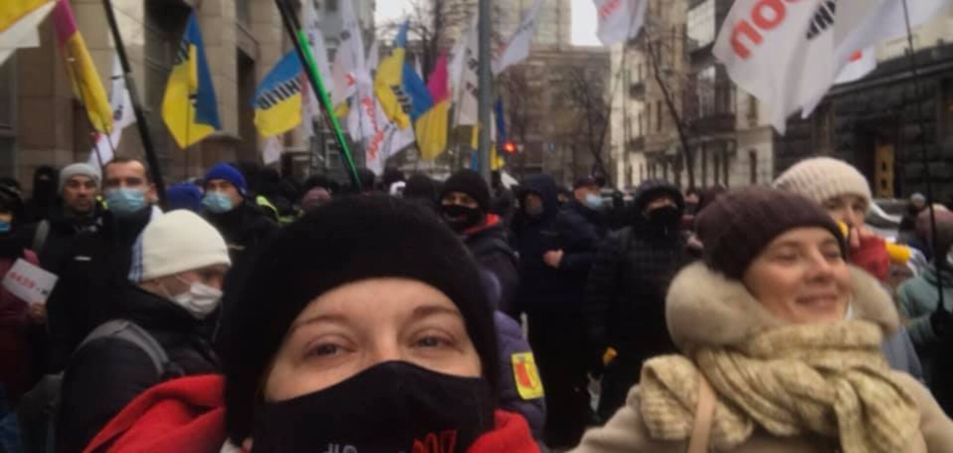 Предприниматели провели под Радой массовый митинг и пригрозили новыми протестами