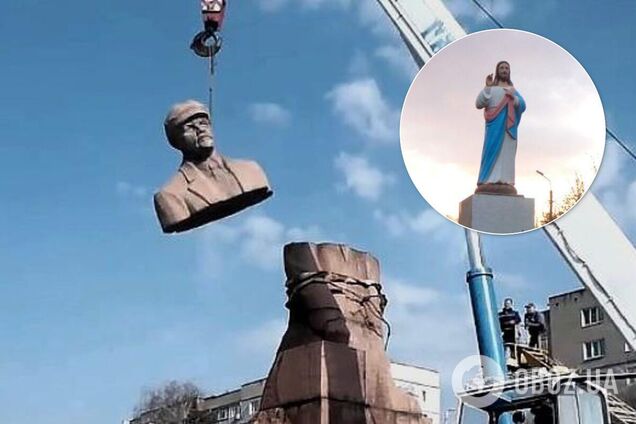 Под Запорожьем нашли способ декоммунизировать памятник Ленину