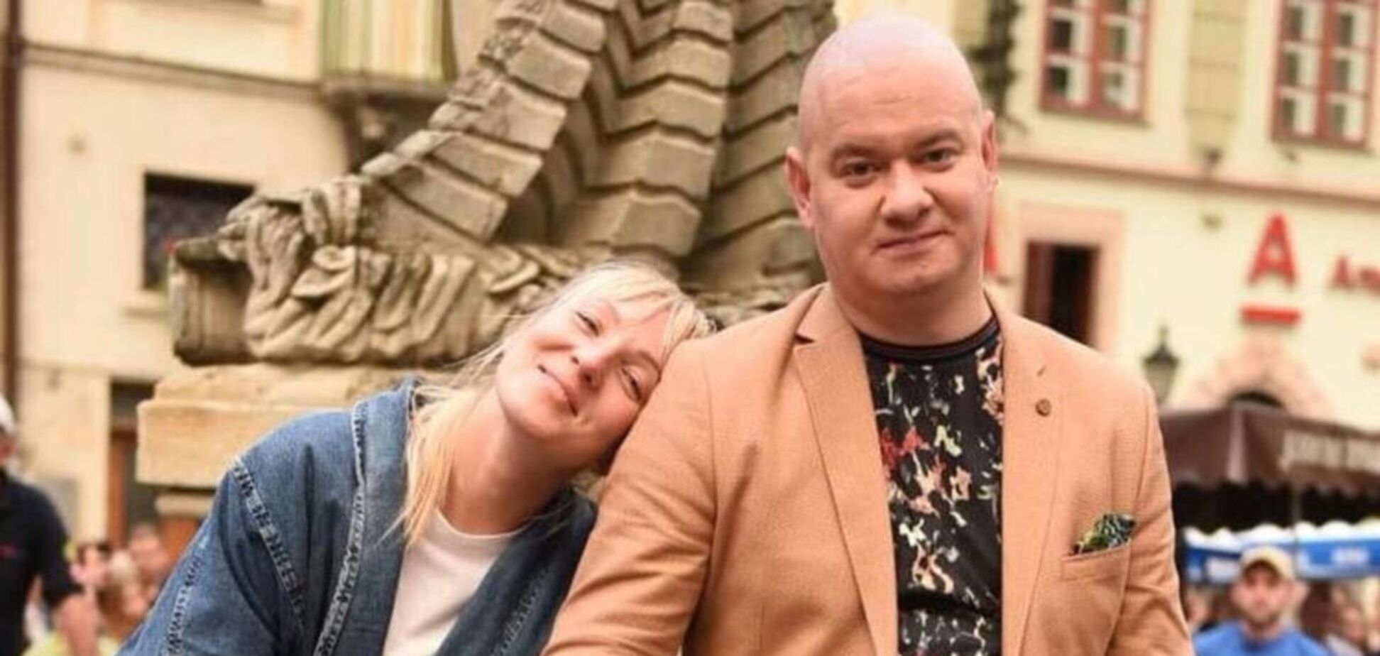 Євген Кошовий із дружиною Ксенією