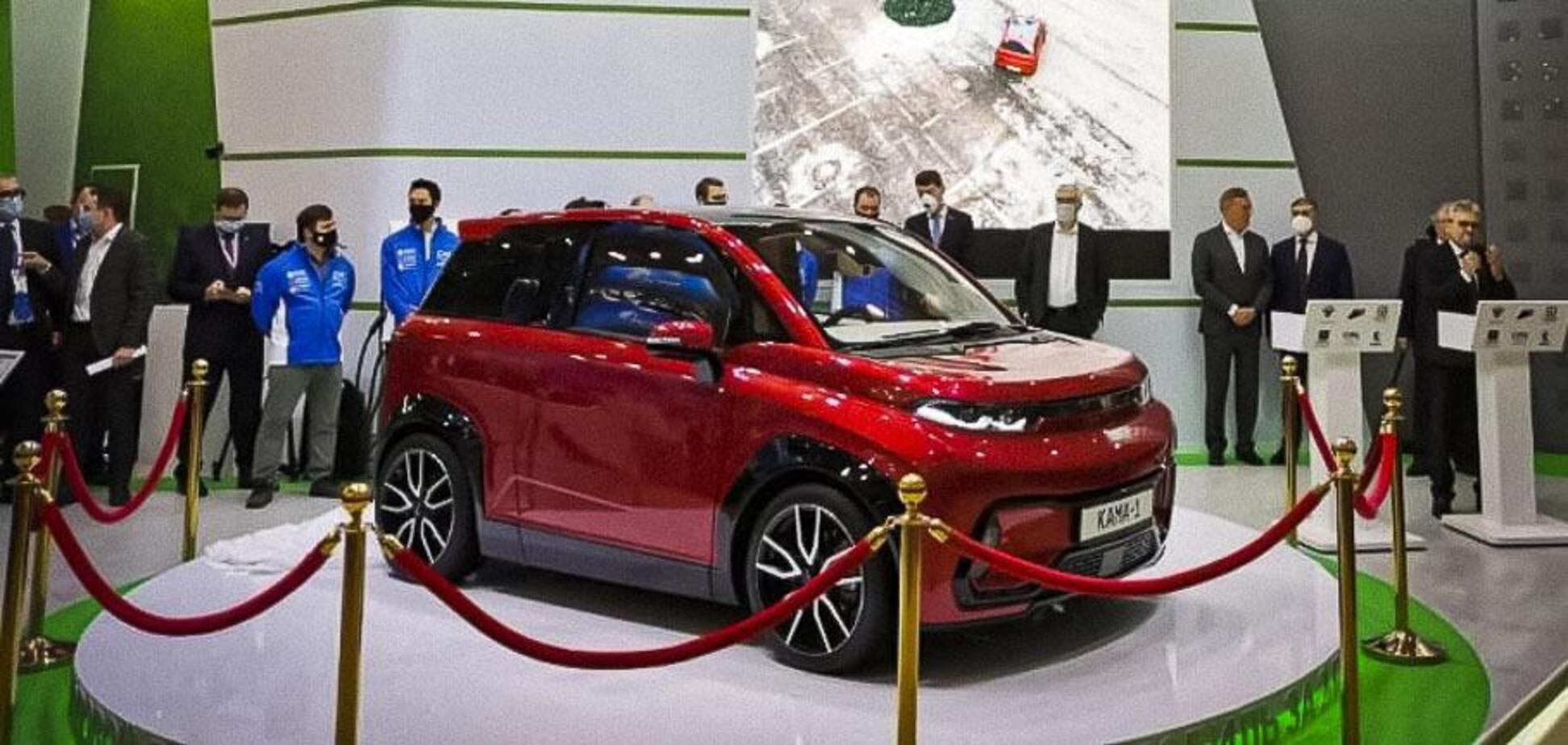 КамАЗ представил легковой электрокар за $13 500