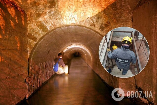 В данном коллекторе протекает река Лыбидь