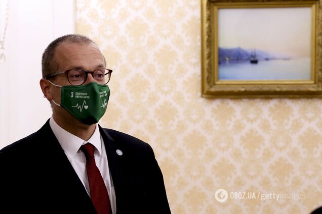 В Украину прибыл директор Европейского бюро ВОЗ Ганс Клюге