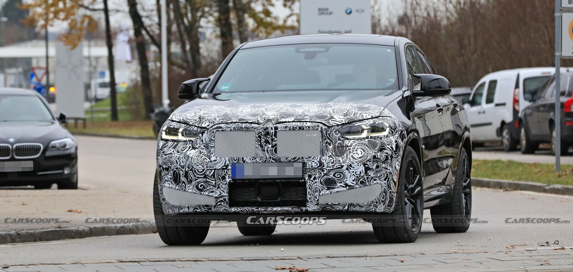 Обновленный BMW X4 M заметили на тестах