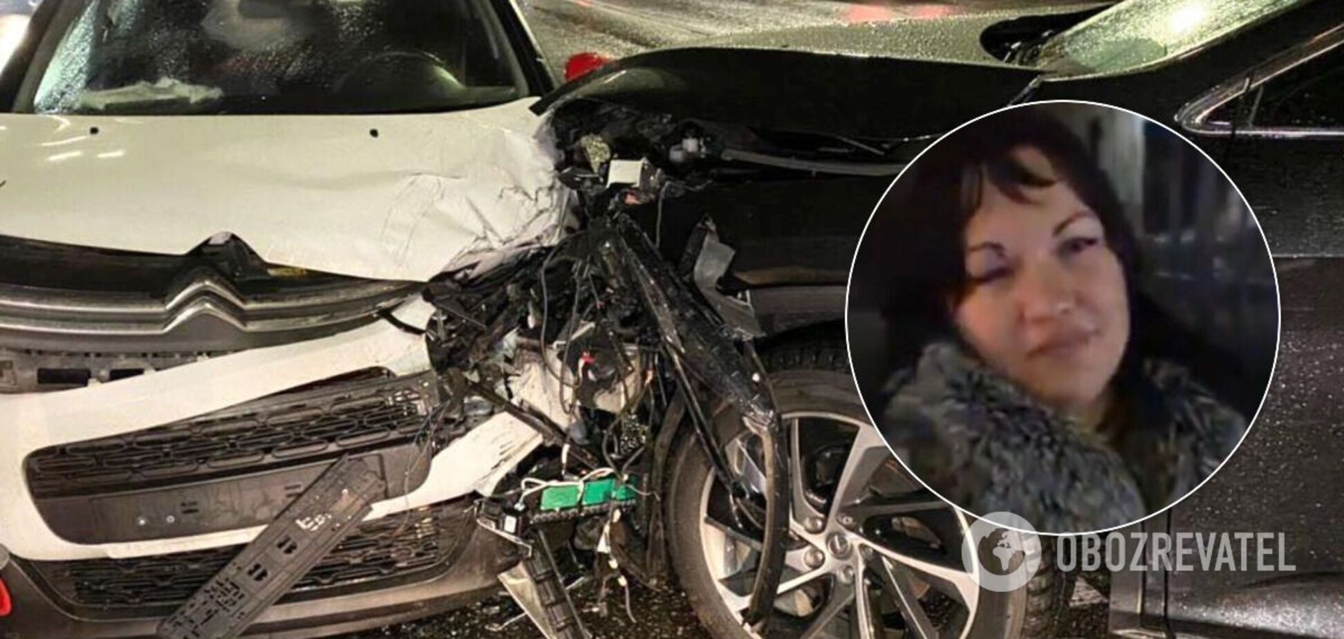 Пьяное ДТП в Киеве на проспекте Лобановского