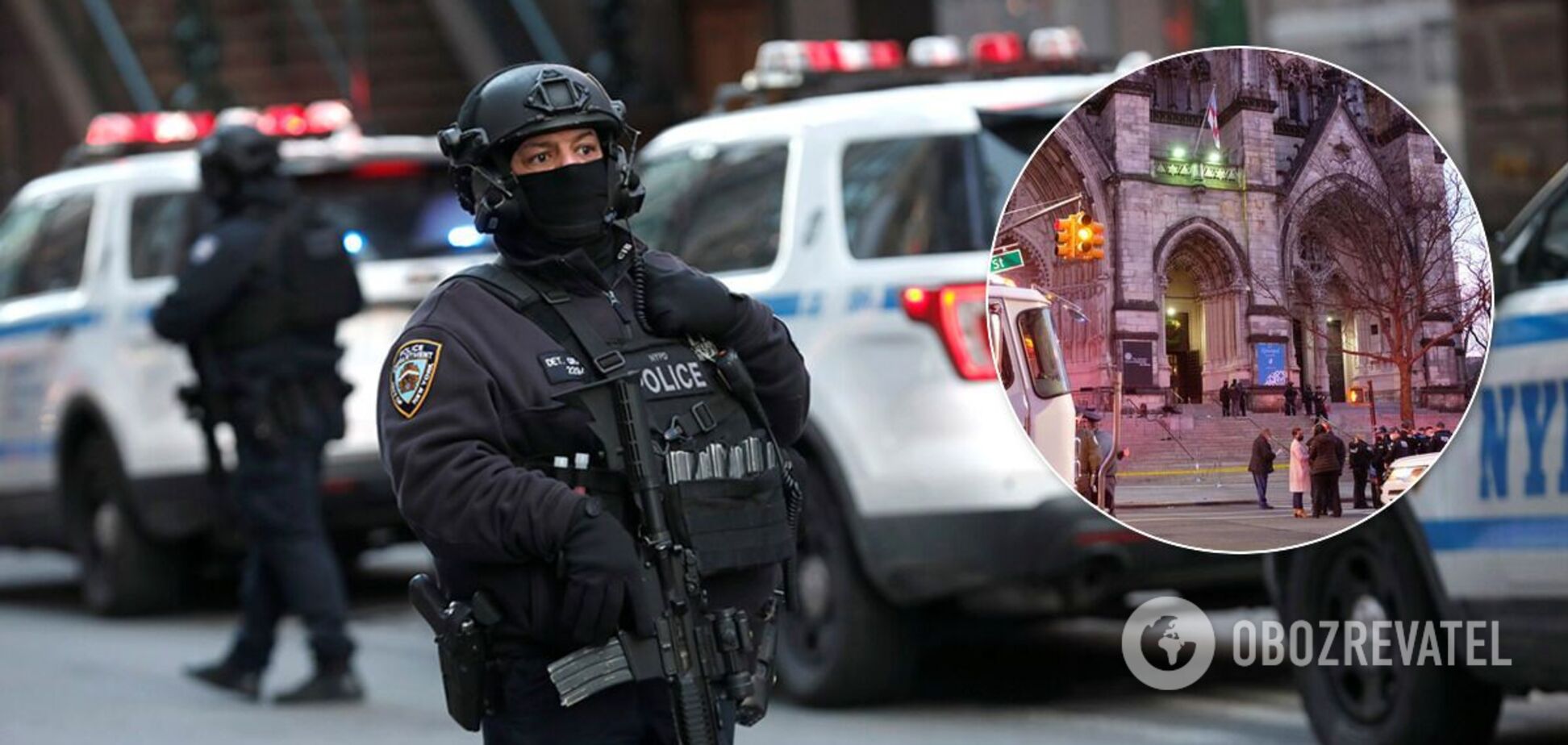 В Нью-Йорке у церкви произошла стрельба