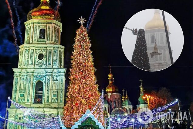 З головної ялинки України зняли 'чаклунський' капелюх