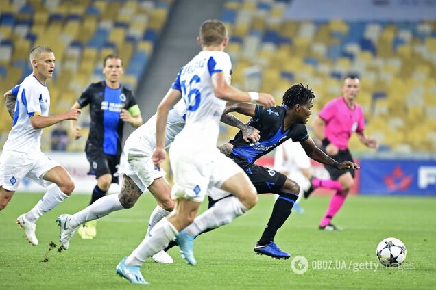 В 1/16 финала ЛЕ 'Динамо' снова сыграет с 'Брюгге'