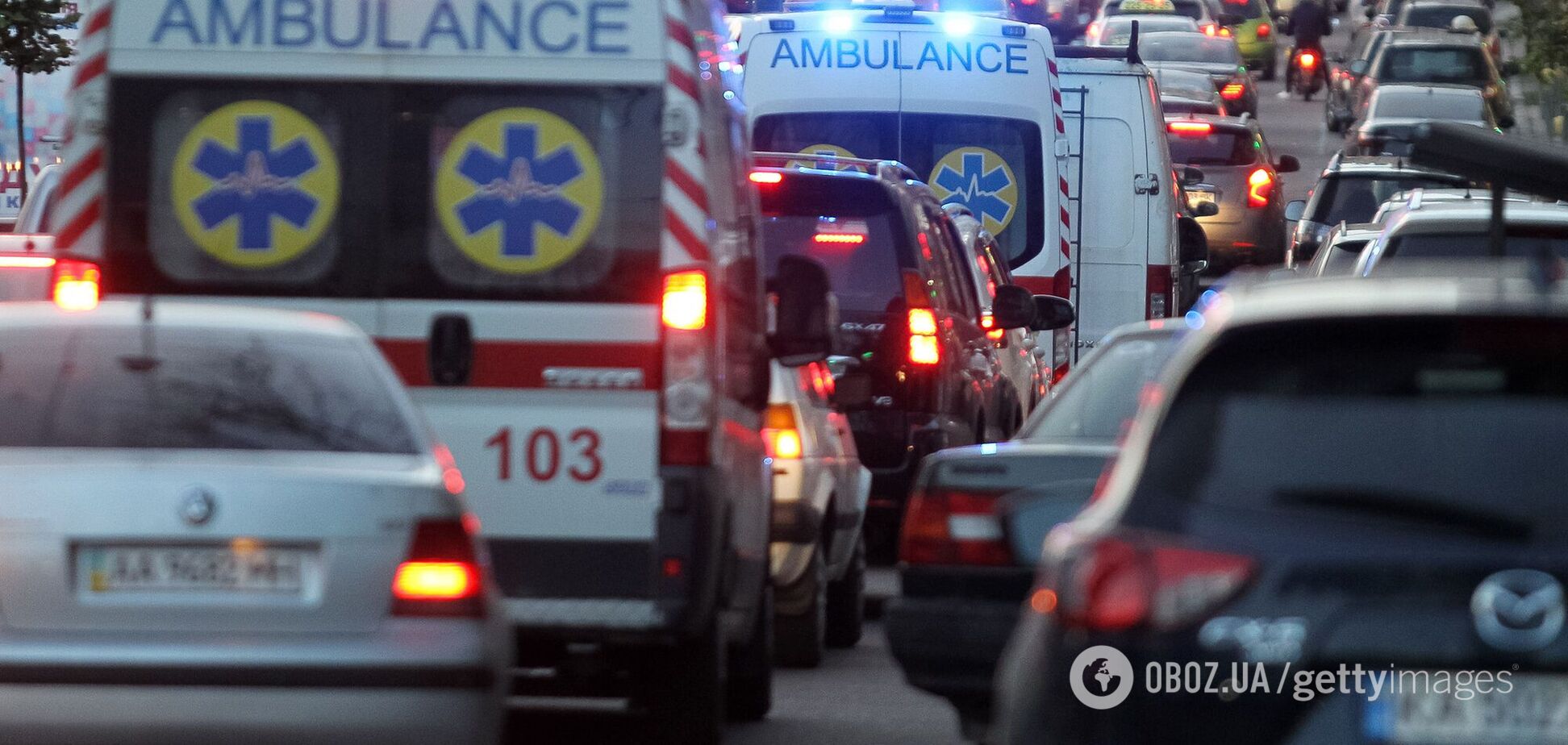 Киев застрял в огромных пробках из-за ДТП, ЧП на Шулявском мосту и митингов. Карта