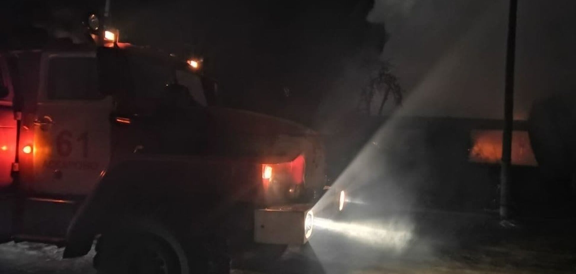 В России сгорел дом престарелых