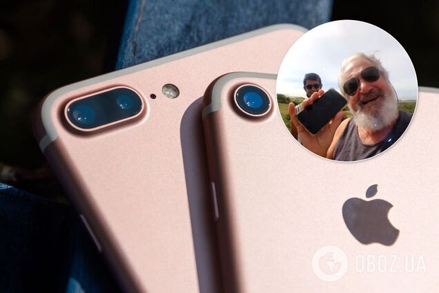 iPhone снял видео падения с самолета