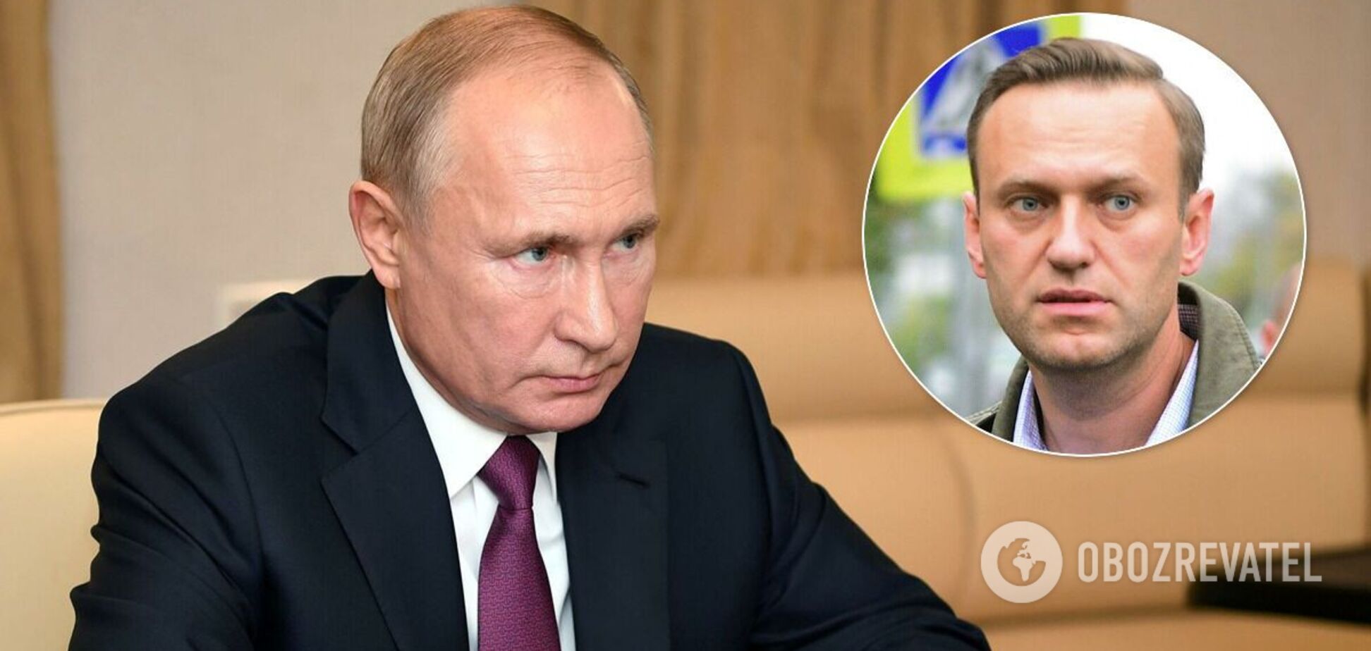 Владимир Путин и Алексей Навальный