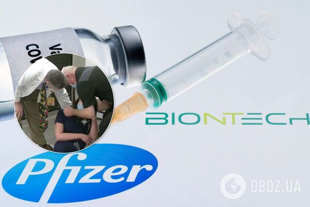 В США медсестра потеряла сознание сразу после прививки против COVID-19. Видео