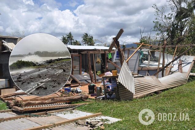 Циклон Яса бурлит на Фиджи