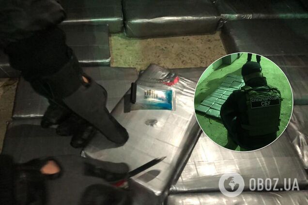 СБУ вказала вагу кокаїну на 8 кг меншу