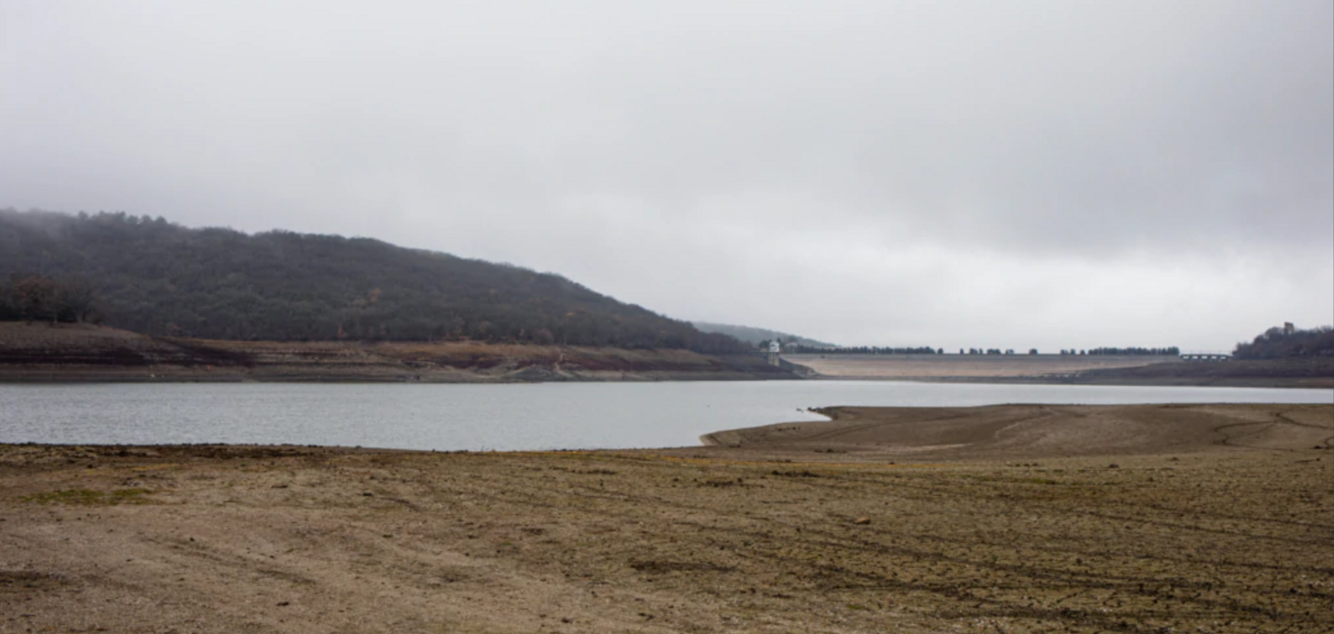 Партизанское водохранилище в Крыму