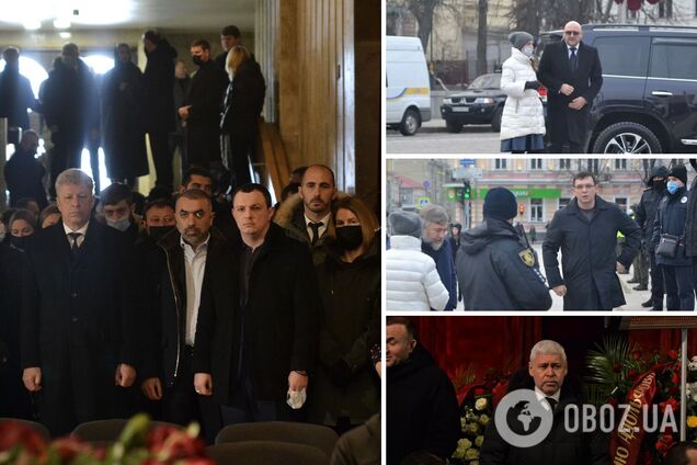 Политики на похоронах Кернеса