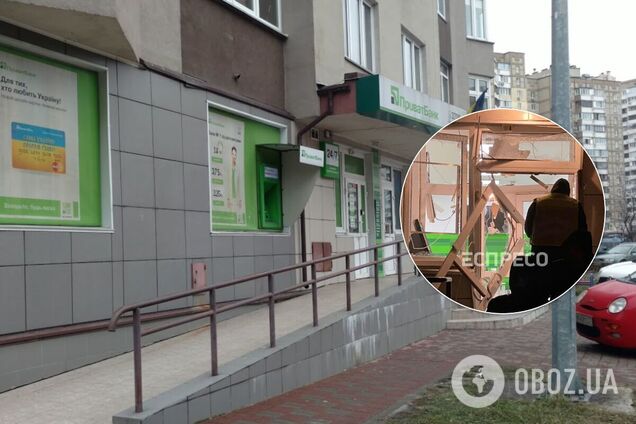 Грабитель ПриватБанка ушел ни с чем