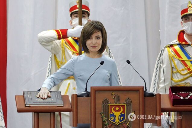 Санду сказала кілька фраз українською