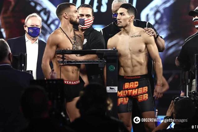 Ломаченко і Лопес на зважуванні