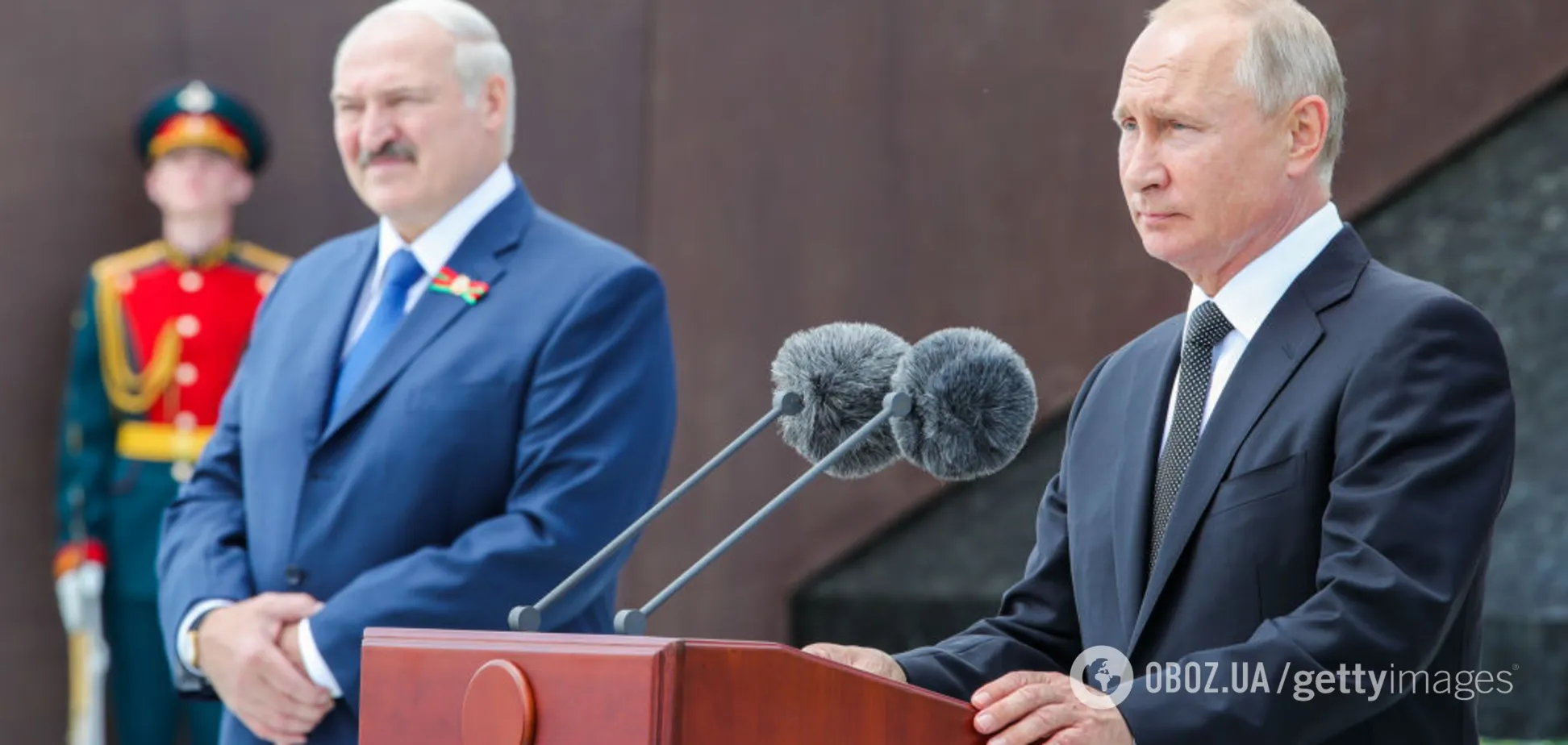 Александр Лукашенко и Владимир Путин