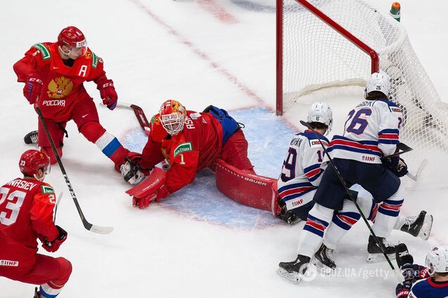 Появилось видео из раздевалки сборной России после матча с США на МЧМ по хоккею