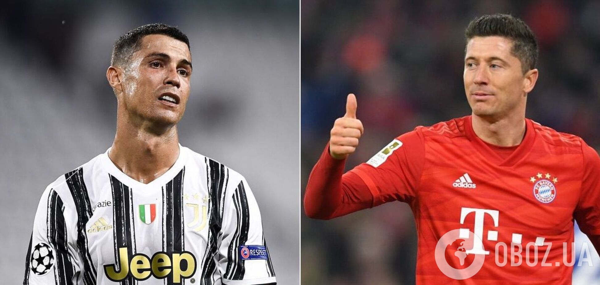 Криштиану Роналду и Роберт Левандовски