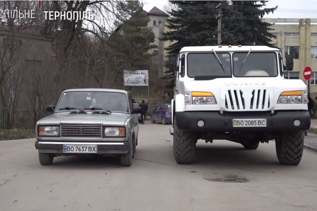 Огромный внедорожник под названием 'Украина' показали на видео