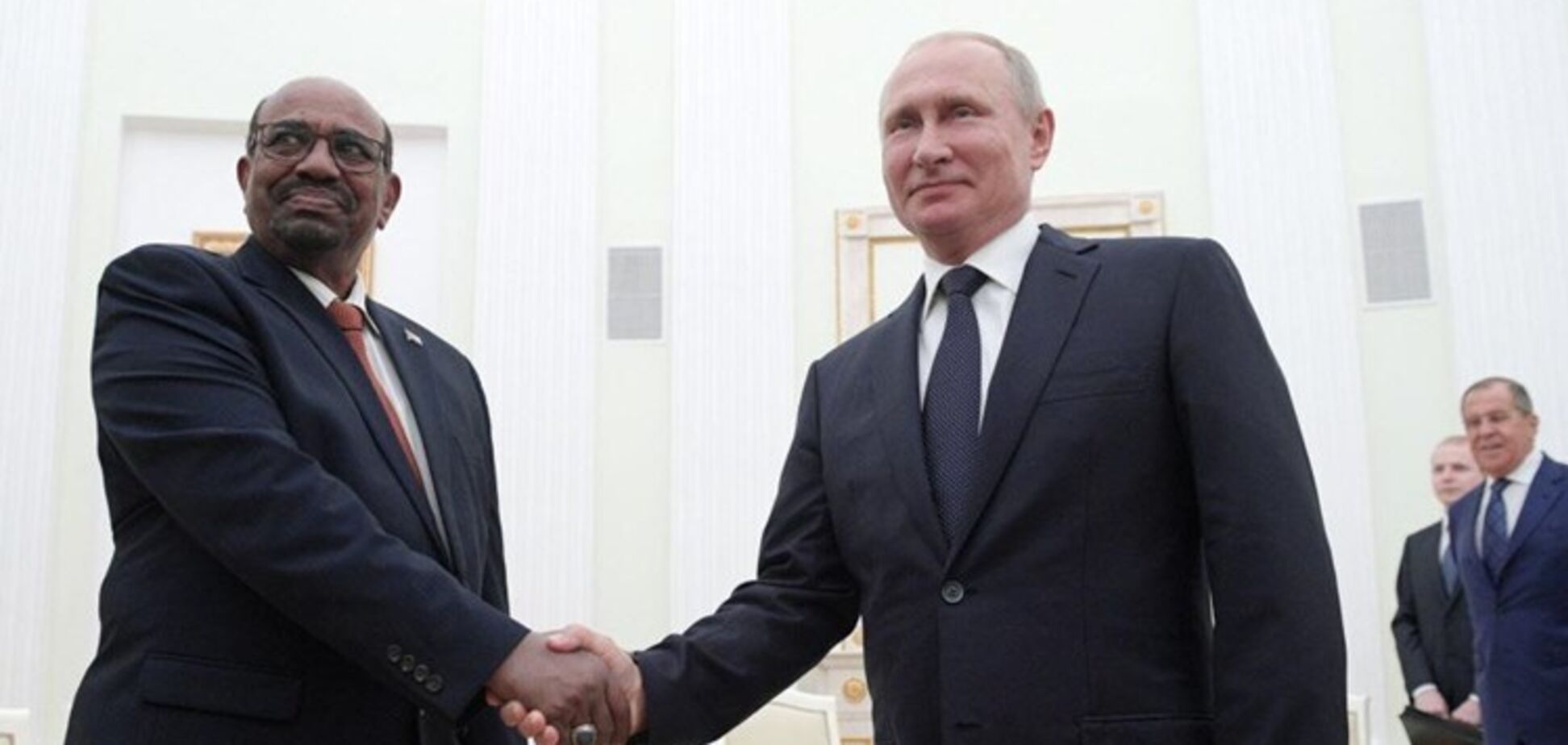 Владимир Путин и Омар аль-Башир