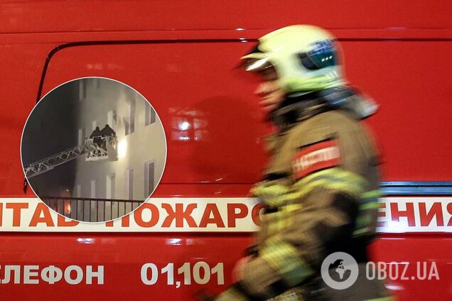 В центре Москвы загорелся онкоцентр