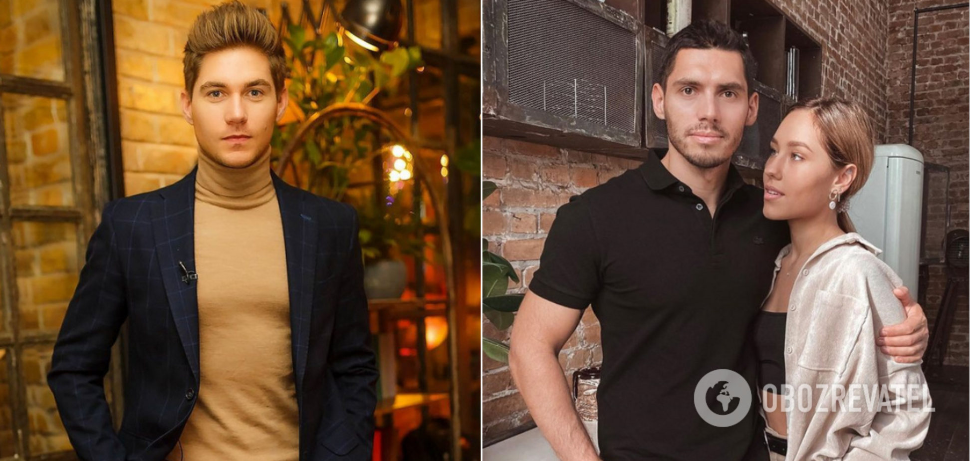 Владимир Остапчук и Никита Добрынин с Дашей Квитковой