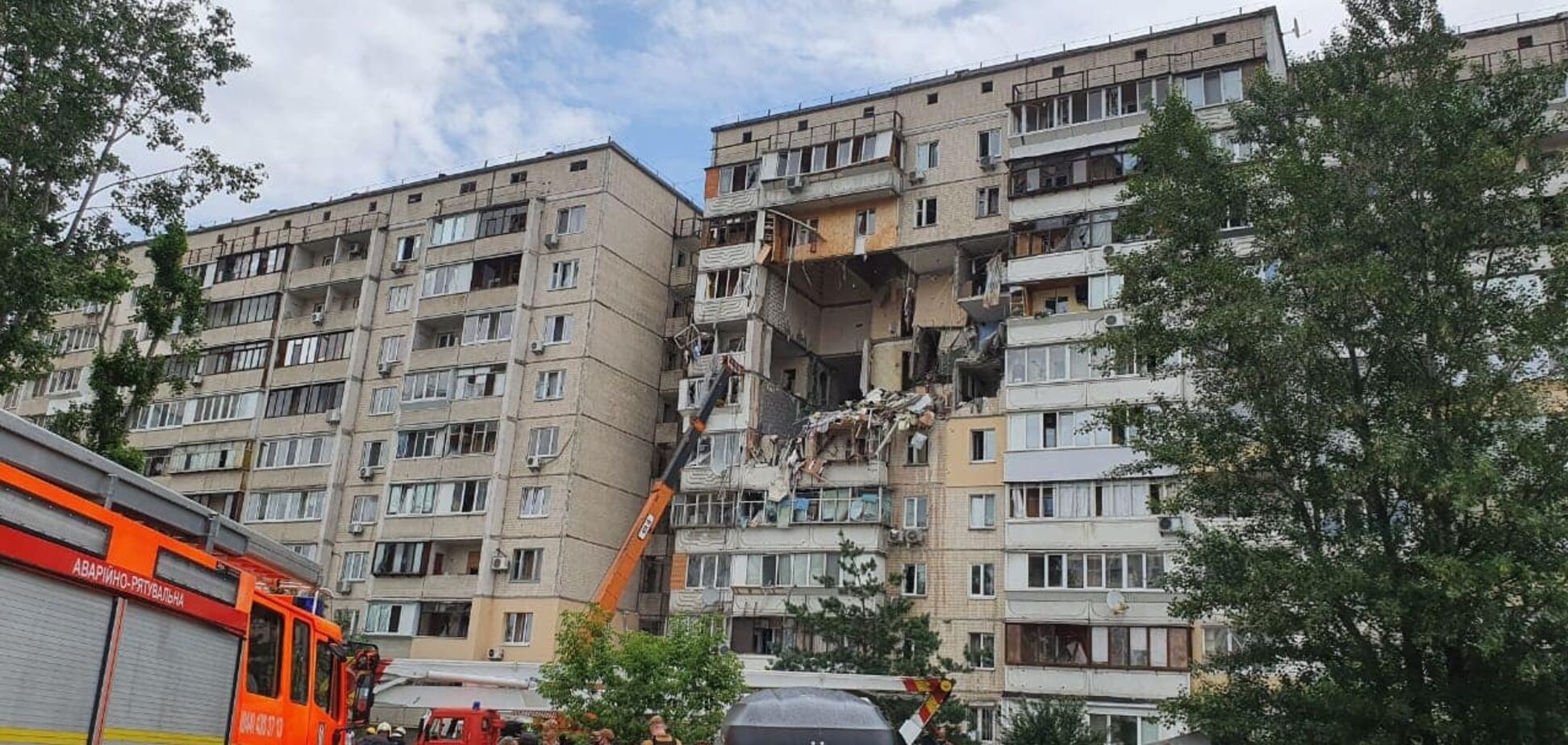 Взрыв газа на Позняках