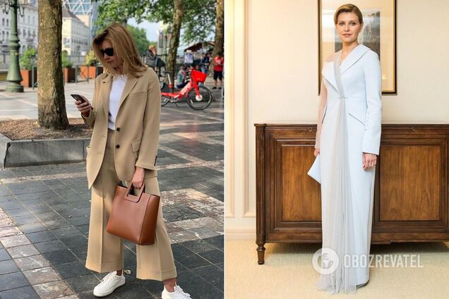 Наряды Елены Зеленской: яркие образы первой леди за 2020 год