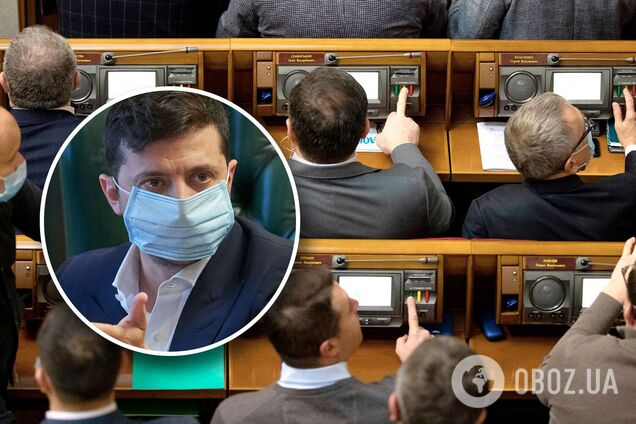 Рада розглянула законопроєкти Зеленського