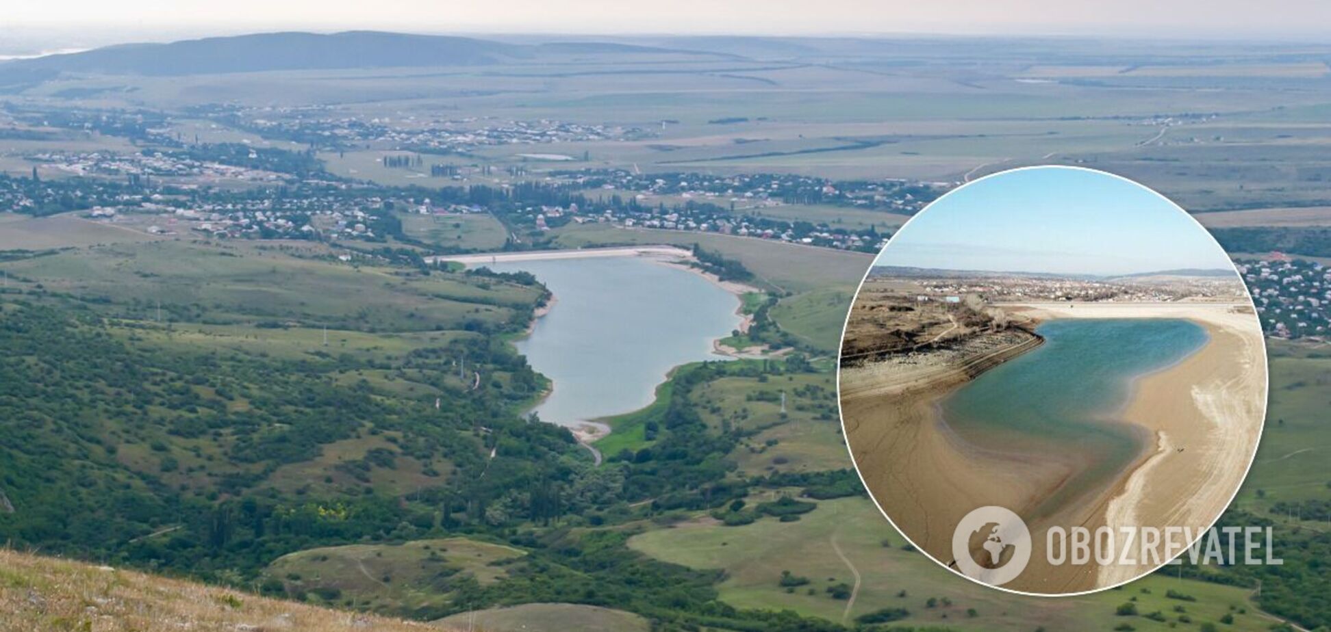 Аянське водосховище пересохло