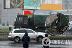 В Минск стянули автозаки, броневики, водометы и другая спецтехника