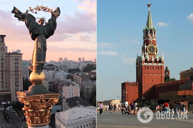 Чим відрізняються Київ і Москва