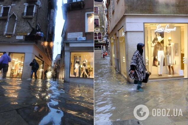 Венеция ушла под воду из-за ошибки в прогнозе. Фото и видео последствий ЧП