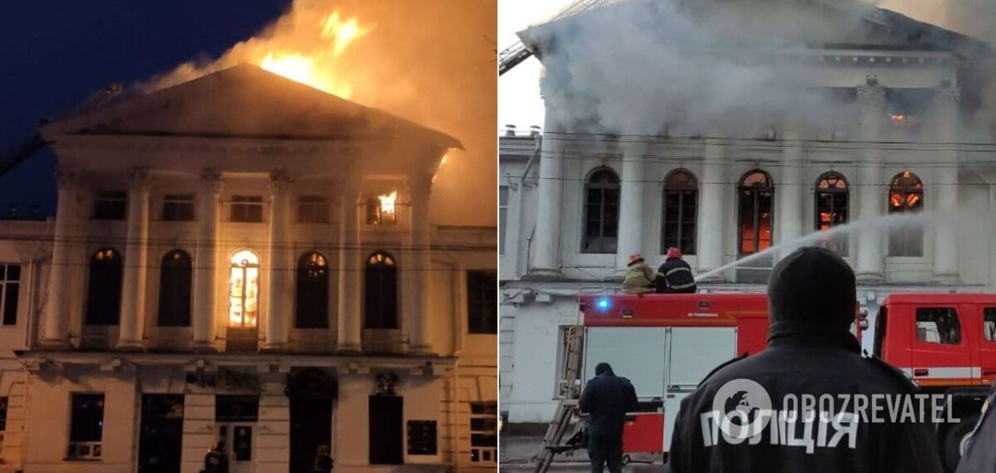 У Полтаві загорілися нічний клуб і ресторан: дим піднявся до неба. Фото та відео