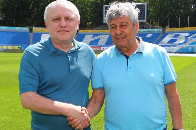 Игорь Суркис и Мирча Луческу