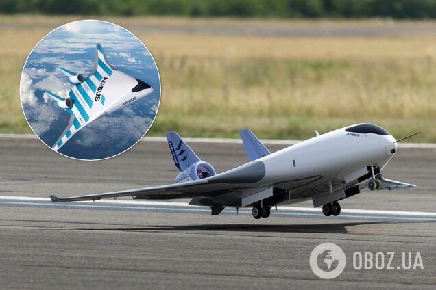 Airbus представил прототип нового 'зеленого' самолета. Фото, видео