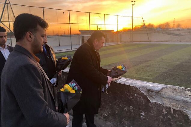 Место гибели украинцев в Иране