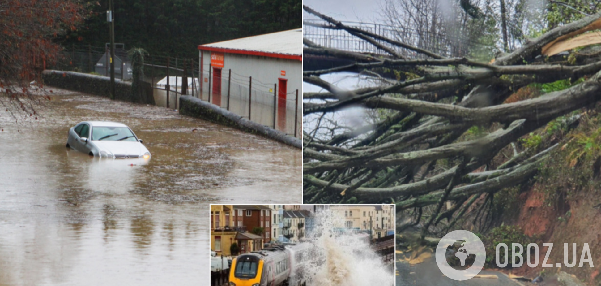 В Британии разбушевался смертоносный ураган