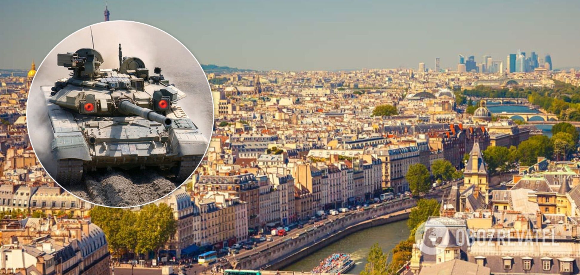 'В Париже могут появиться российские танки': Макрона предупредили об угрозе