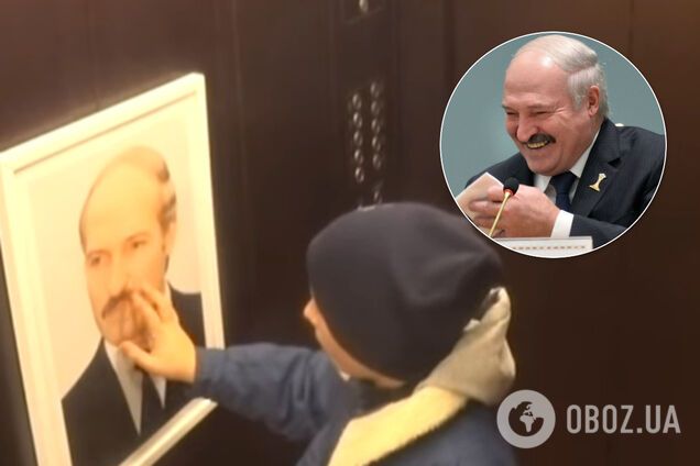 'Господи, какой кошмар!' Портрет Лукашенко в лифте удивил белорусов. Смешное видео