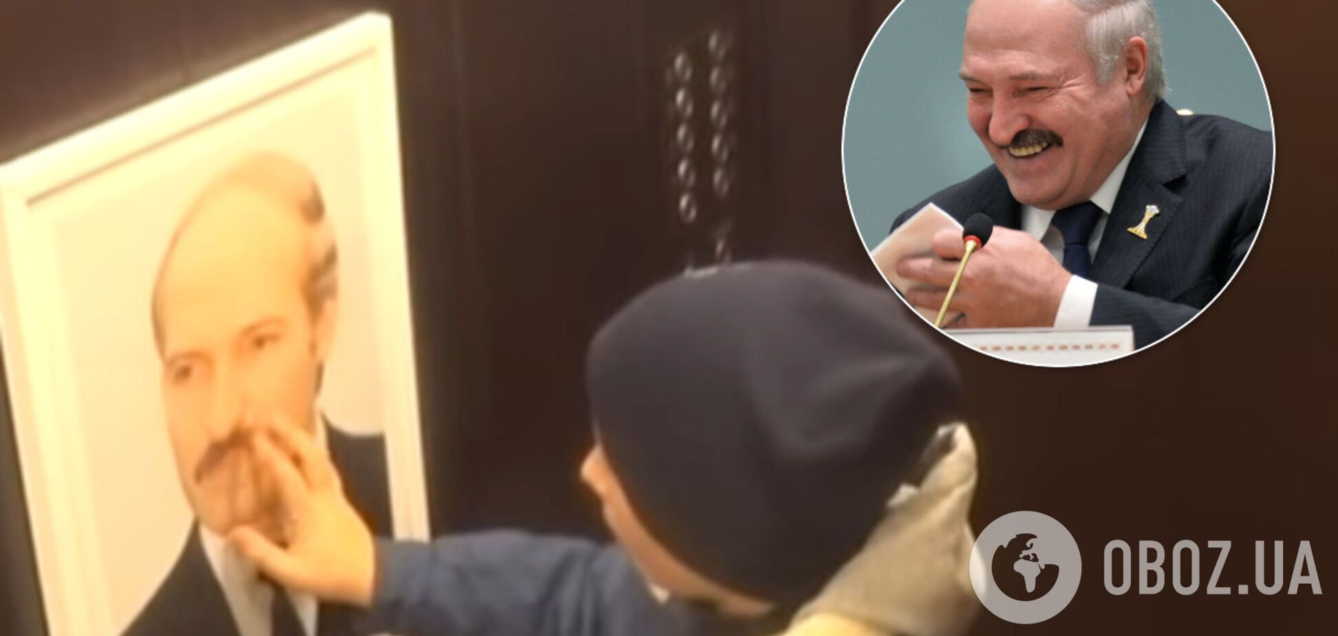 'Господи, який жах!' Портрет Лукашенка в ліфті здивував білорусів. Кумедне відео
