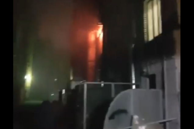 В ресторане Шато в Киеве вспыхнул огонь