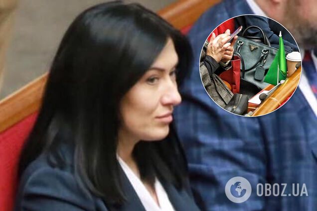 'Слуга народа' засветилась в Раде с сумкой Prada за $2,5 тысячи