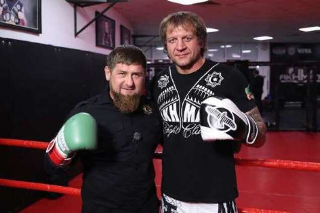 Рамзан Кадиров і Олександр Ємельяненко