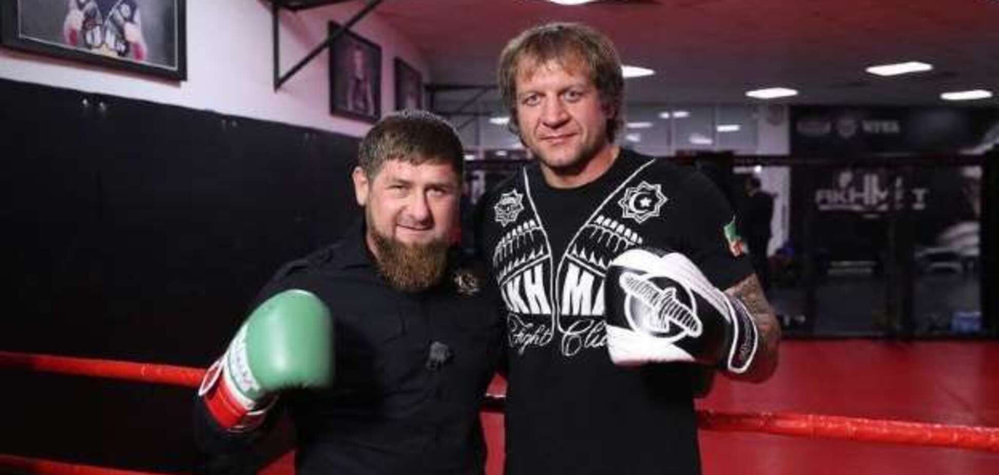 Рамзан Кадыров и Александр Емельяненко
